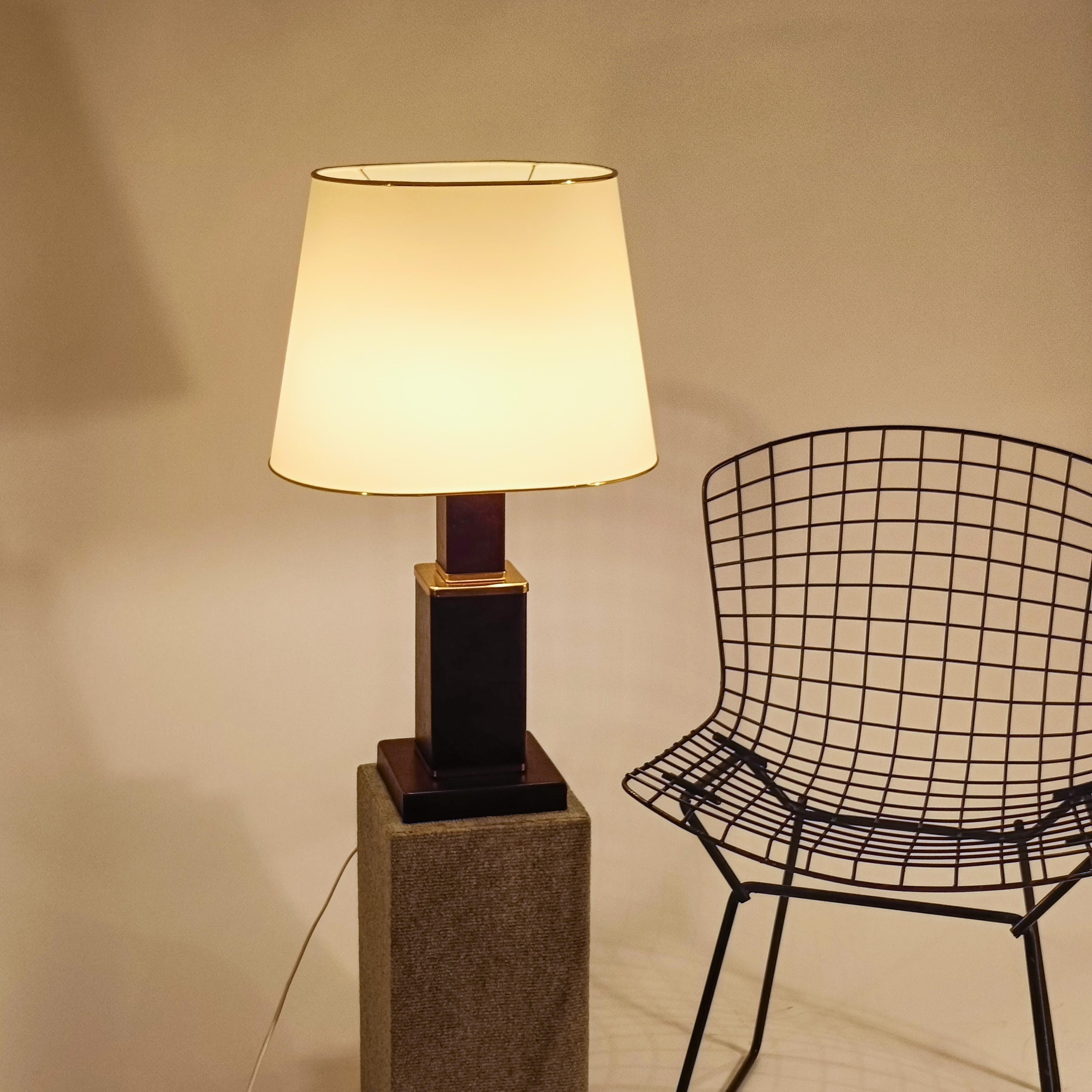 Mid-20th Century Dupré-Lafon. Art Deco and Hollywood Regency style table lamp, France, 1960s For Sale