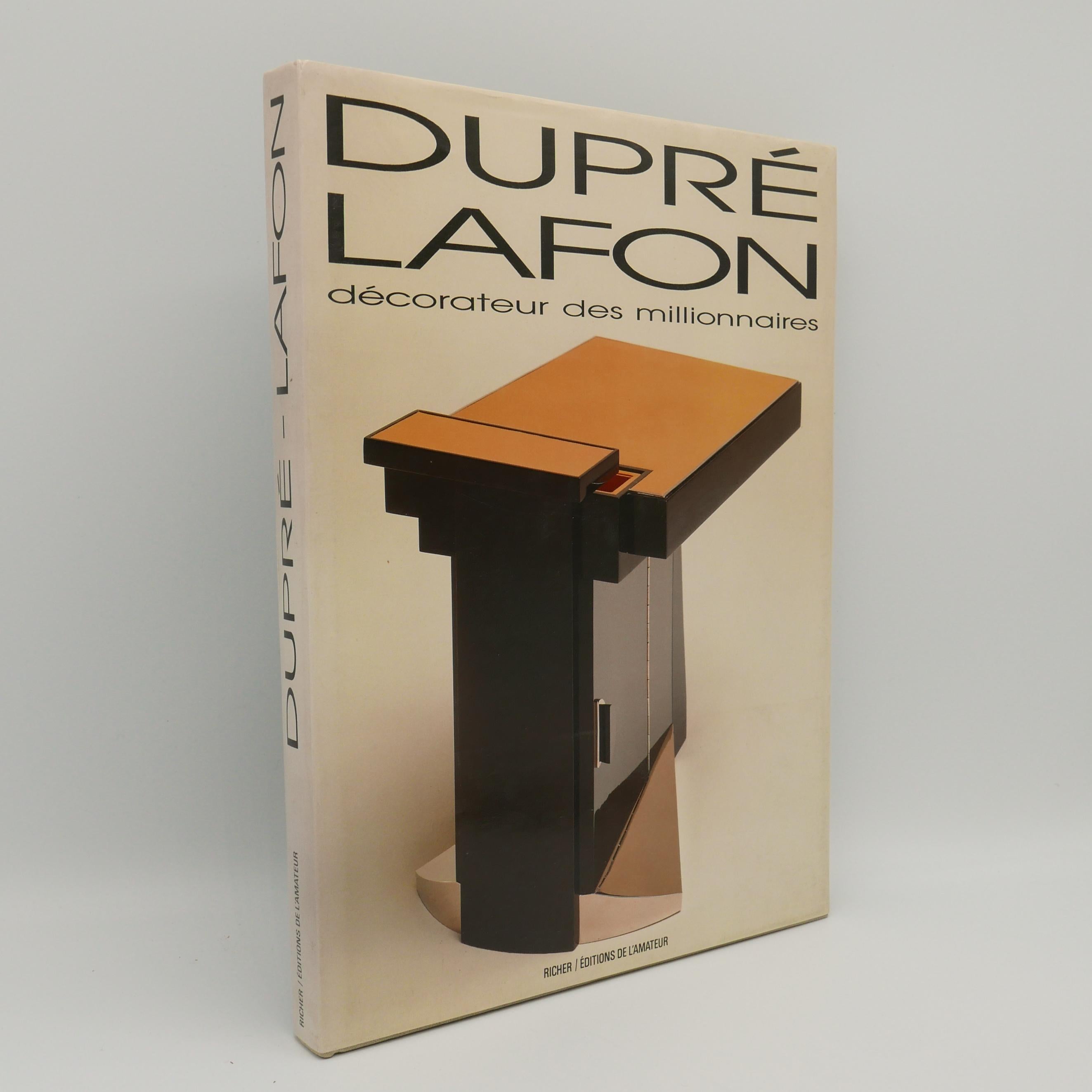 Hard-cover, 208 page monograph on the French Art Deco designer and interior designer Paul Dupre-Lafon. Titled 