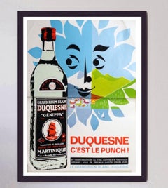 Duquesne Rum Original Poster, 1960