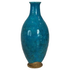 Durant Kilns Leon Volkmar Tall Vase Egyptian Faience Glaze, Arts and Crafts
