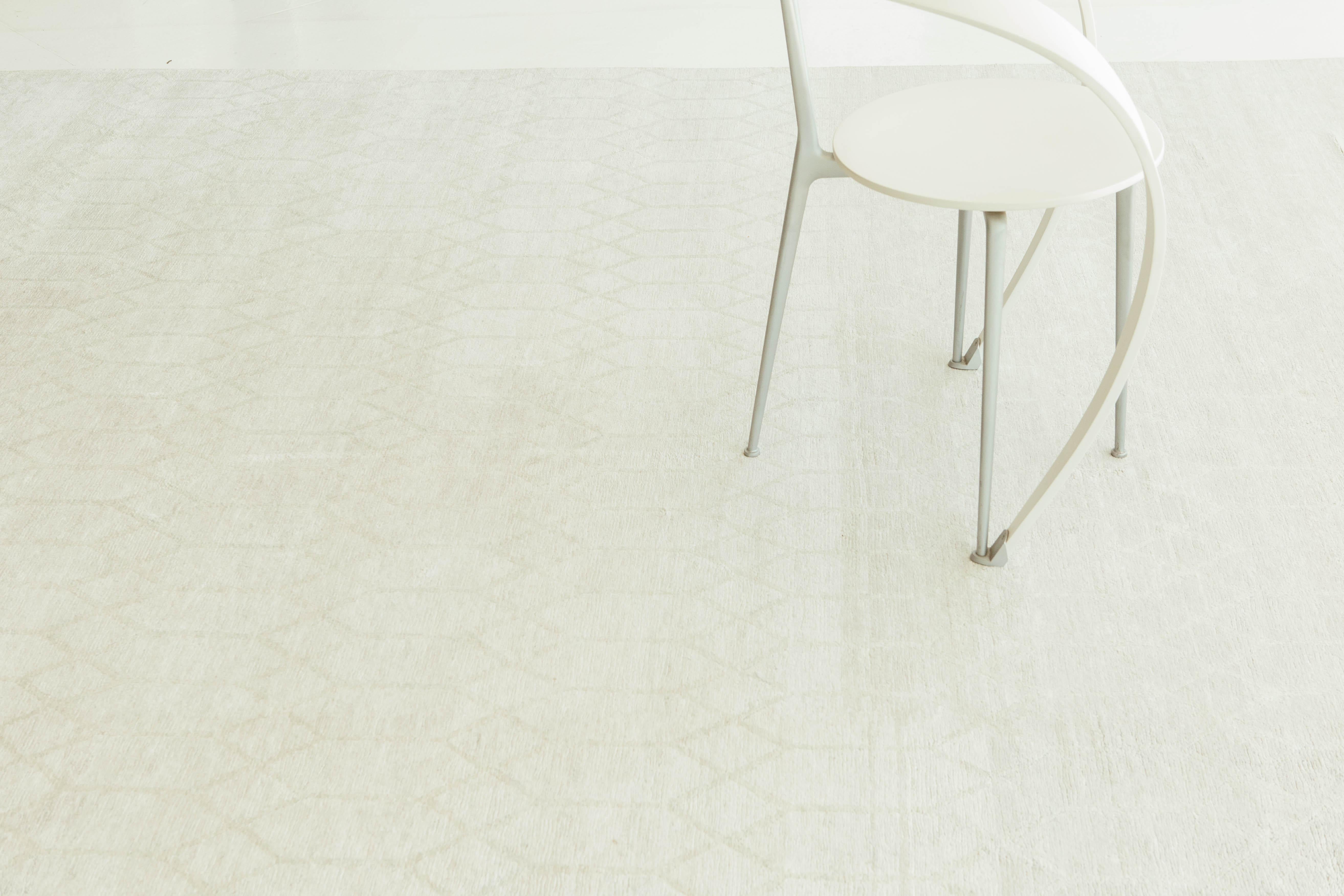Teppich in modernem Design aus Bambus und Seide im Angebot 4