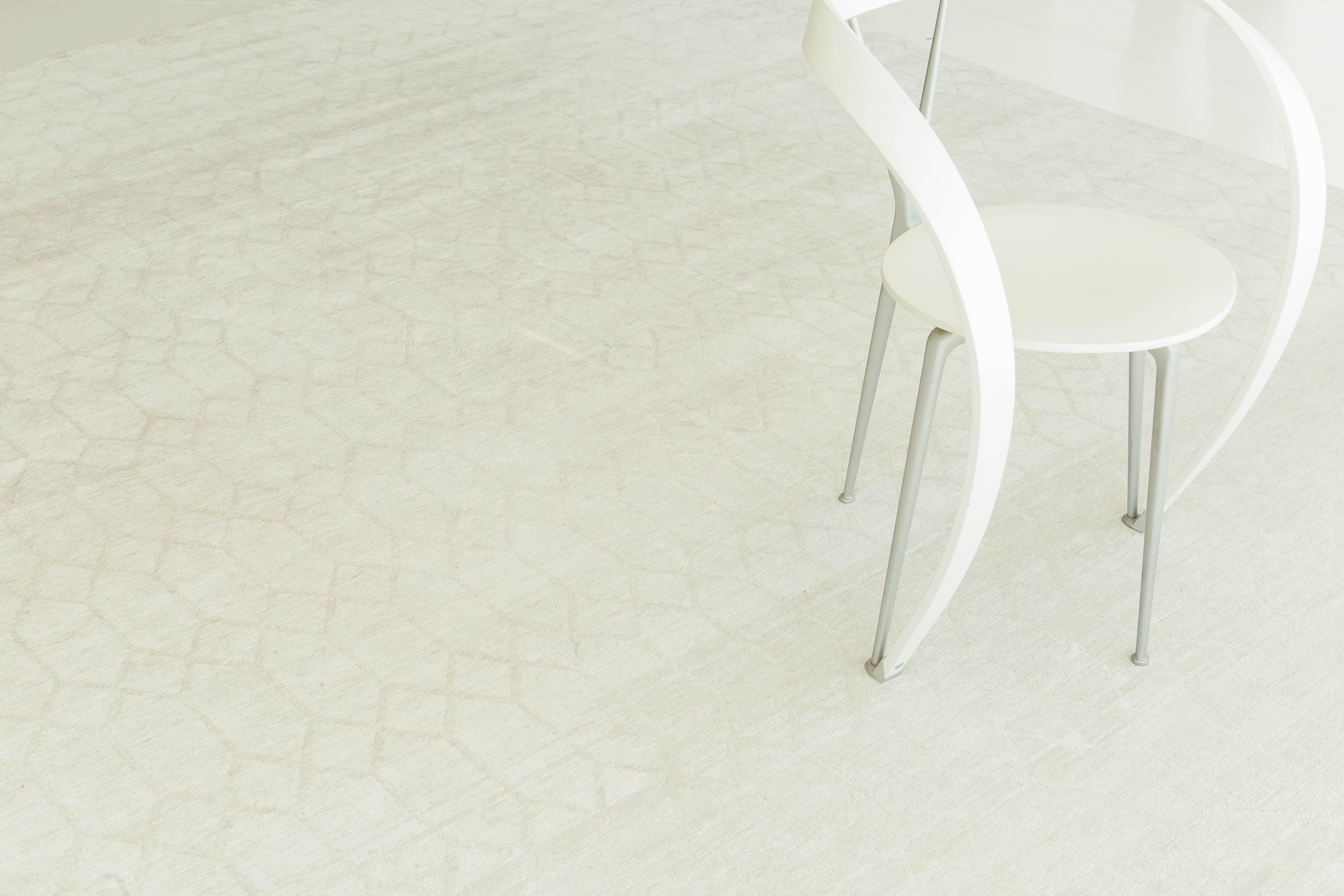Teppich in modernem Design aus Bambus und Seide im Angebot 5