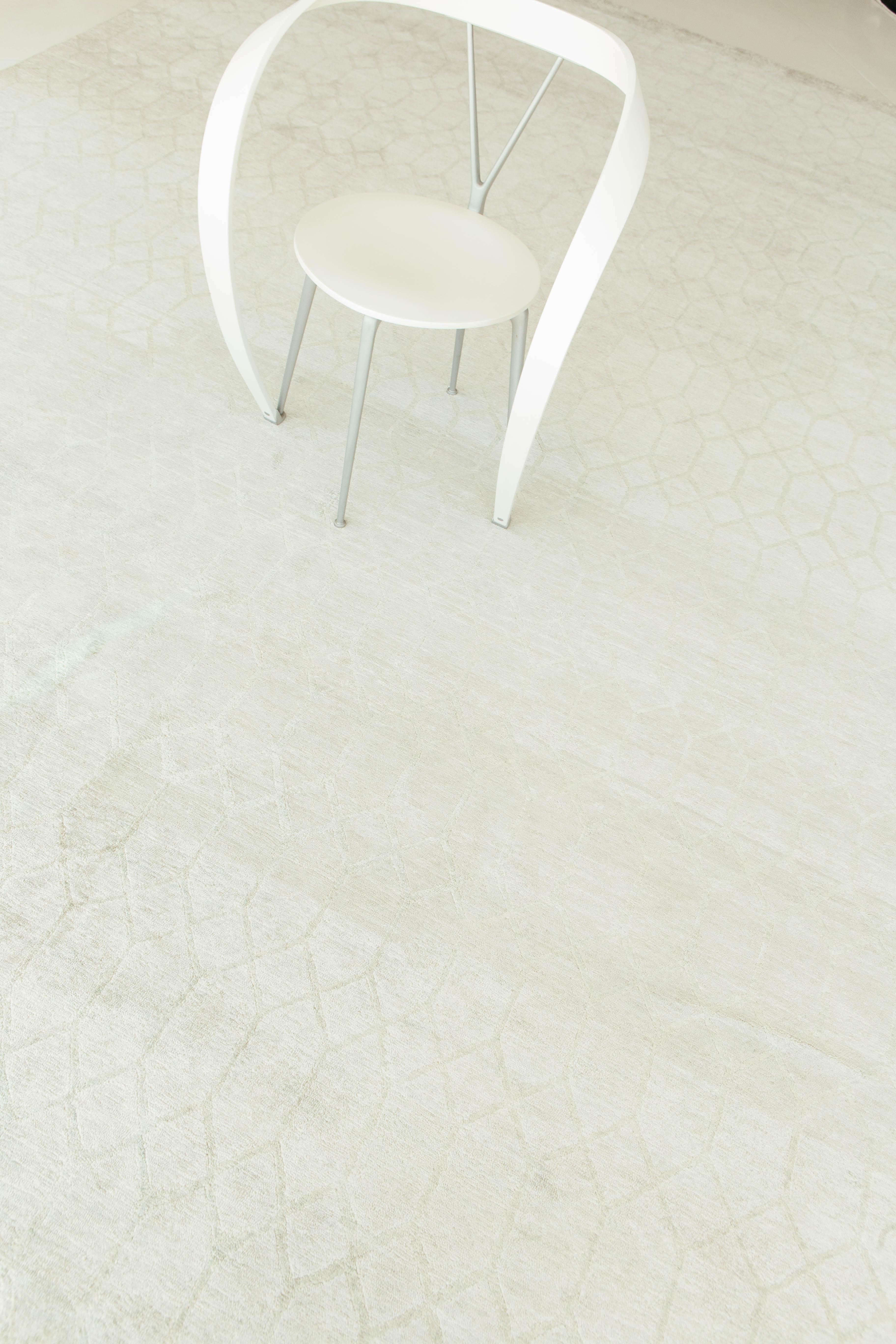Teppich in modernem Design aus Bambus und Seide im Angebot 6