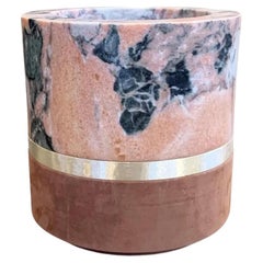 Dure Pot Bowl in Salmon Royal Marble