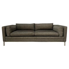 DURESTA For Matthew Williamson "Minnelli" 2,5-Sitz Sofa - Braunes gewebtes Leinen