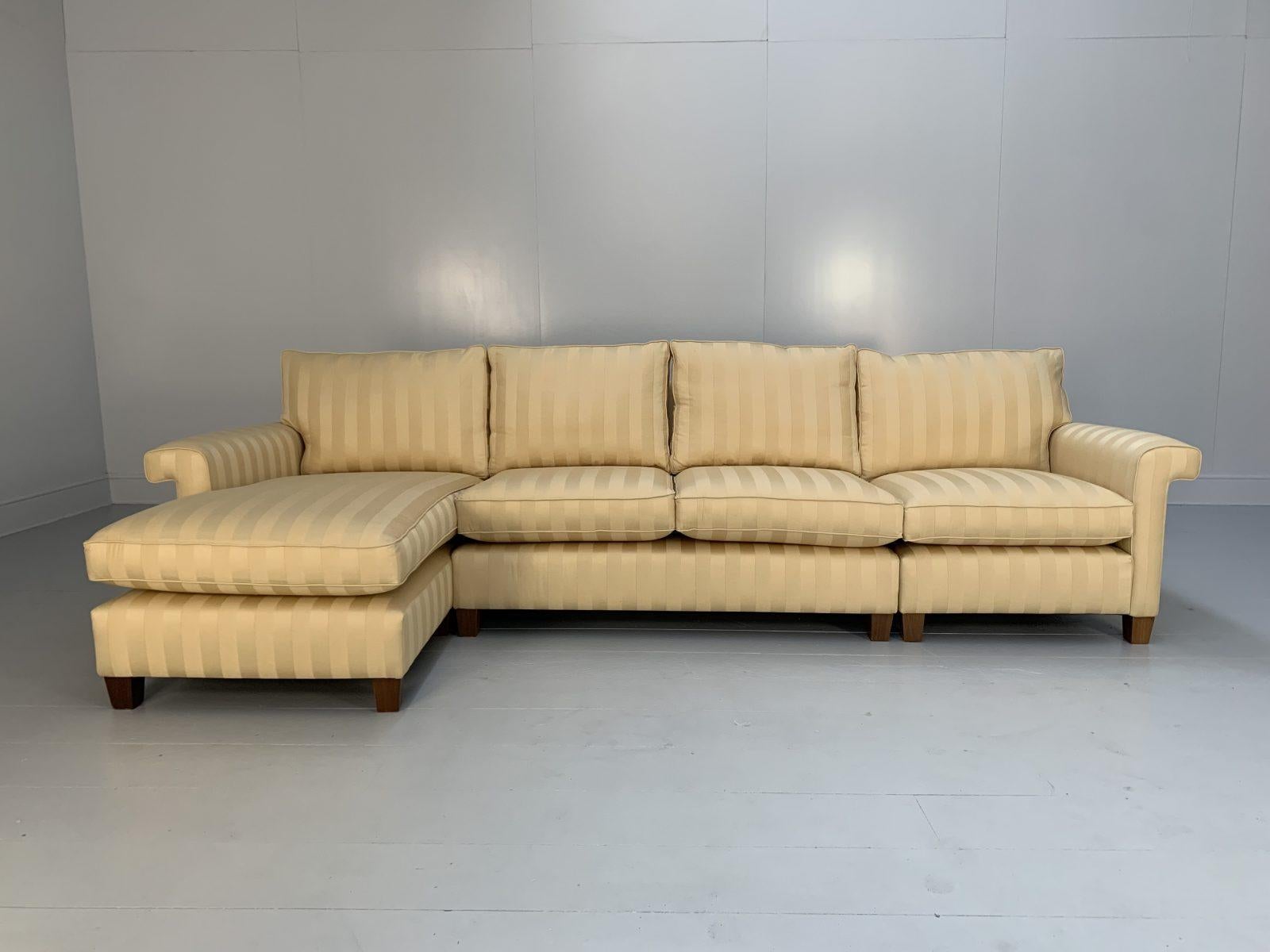 Hello Friends, and welcome to another unmissable offering from Lord Browns Furniture, the UK’s premier resource for fine Sofas and Chairs.

On offer on this occasion is a superb, majestic Duresta “Haywood” Cushion-Back 4-Seat L-Shape Sectional Sofa