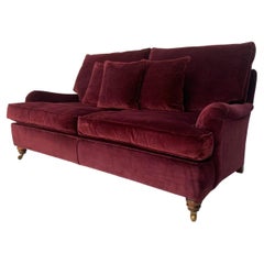 Used Duresta “Lansdowne” 2-Seat Sofa – In Brianza Velvet