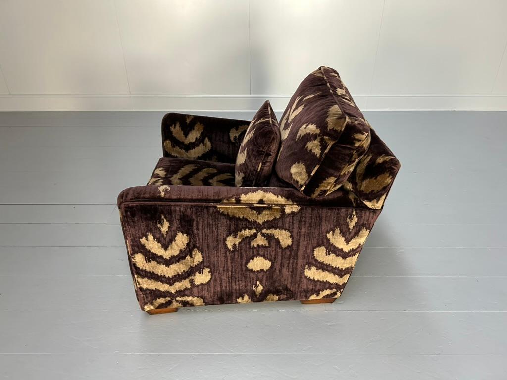Suite Duresta Mandalay et 2 fauteuils en aubergine et velours doré en vente 7