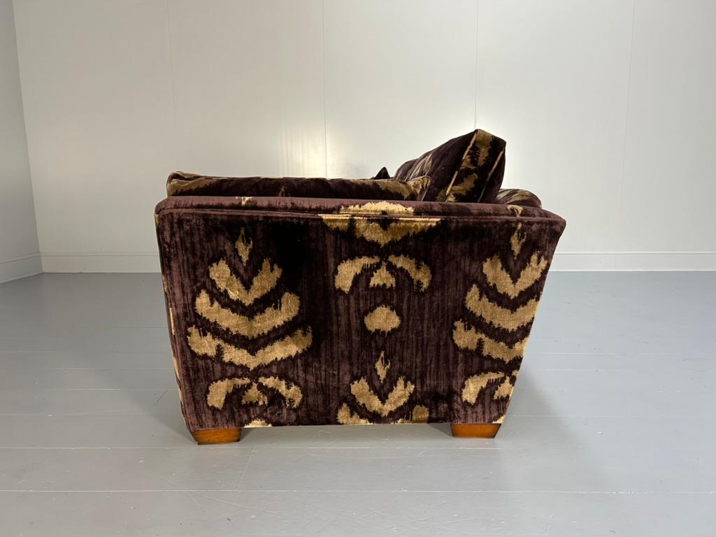 Suite Duresta Mandalay et 2 fauteuils en aubergine et velours doré en vente 12