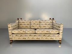 Duresta "Trafalgar" 2.5-Seat Sofa - In Fish Print Linen