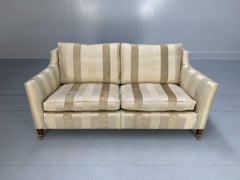 Duresta “Villeneuve” Sofa – 2.5-Seat – in Ivory Gold Stripe