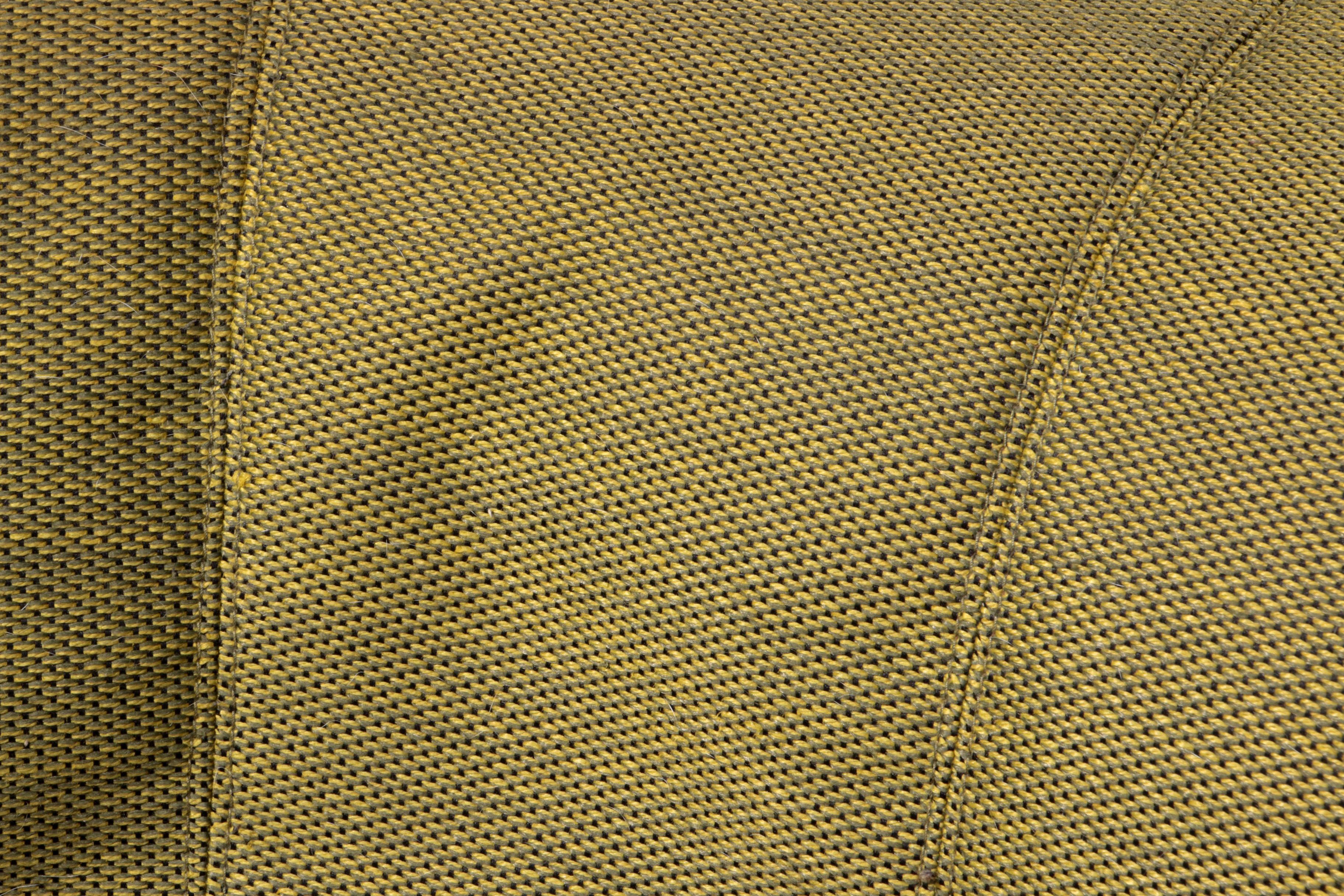 Canapé modulaire Durlet 9 pièces en tissu De Ploeg vert de luxe 1970 en vente 5