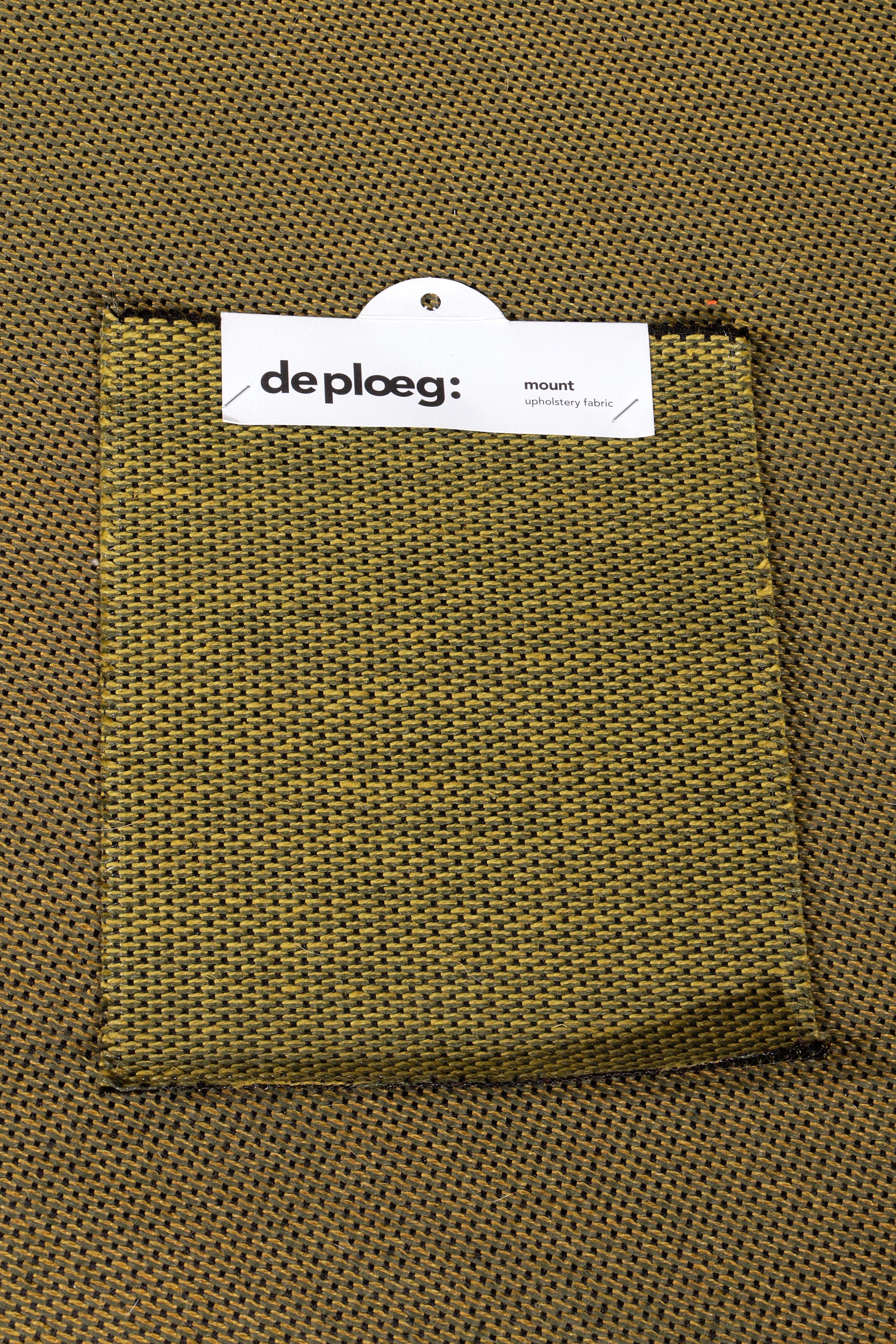Canapé modulaire Durlet 9 pièces en tissu De Ploeg vert de luxe 1970 en vente 11