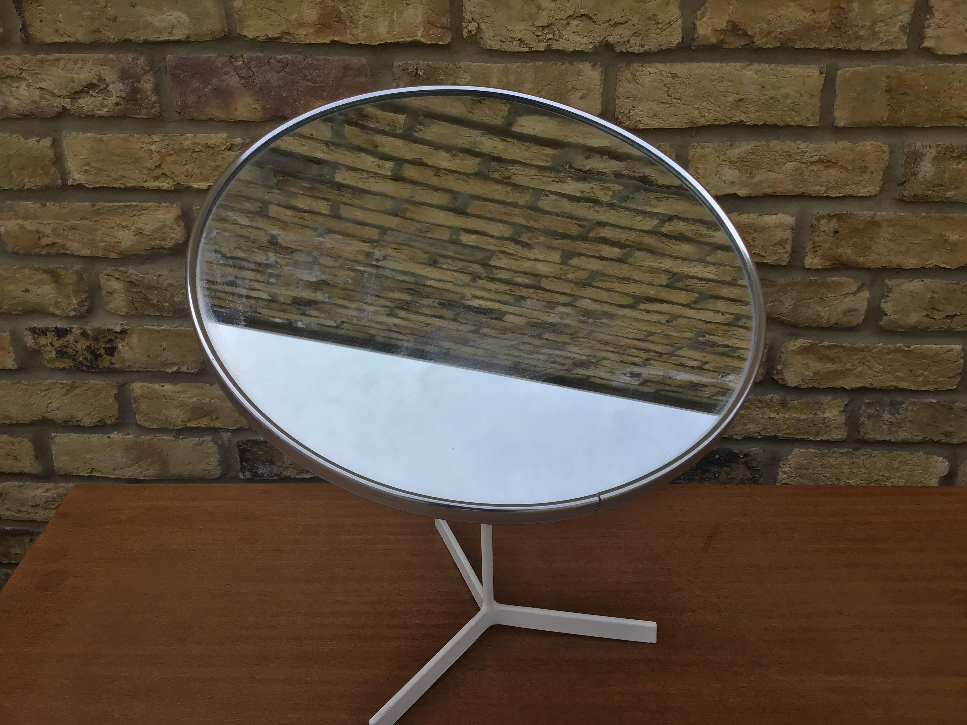 Mid-Century Modern Durlston Designs Vanity Mirror Vintage Table Mirror