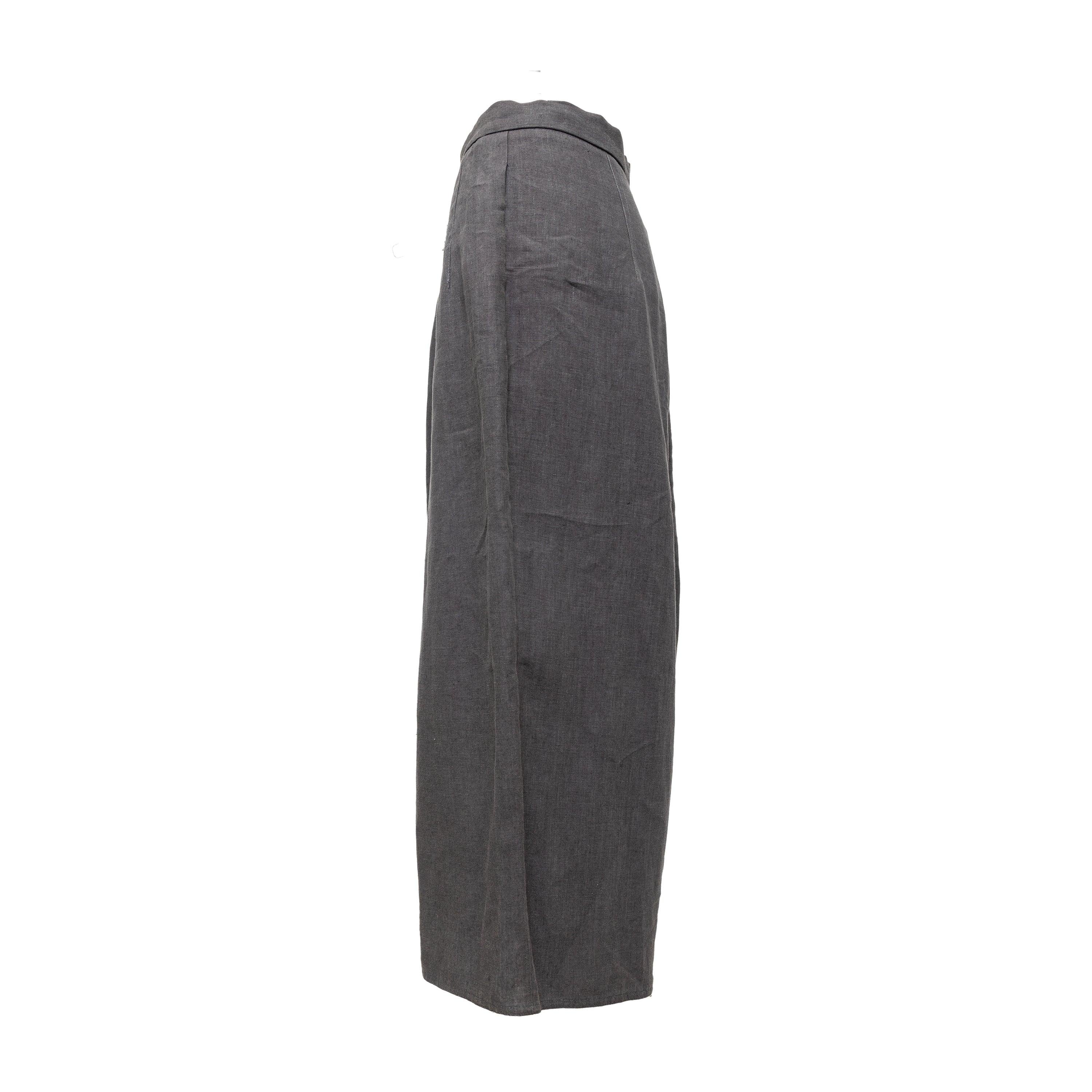 Black Dušan Linen Pants - '10s For Sale