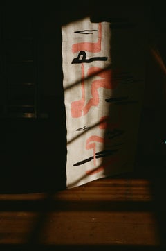 Dusk flatweave handmade cotton wall-hanging