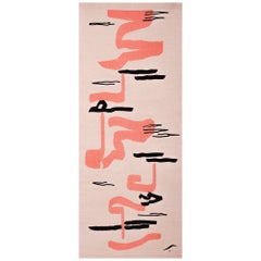 Dusk flatweave handmade cotton wall-hanging