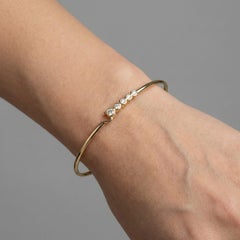 Bracelet Dusk Radiance en or jaune 14K (ou 18k sur demande) avec diamants