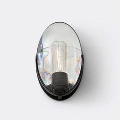 Dusk Sconce, Black Sterling Patina