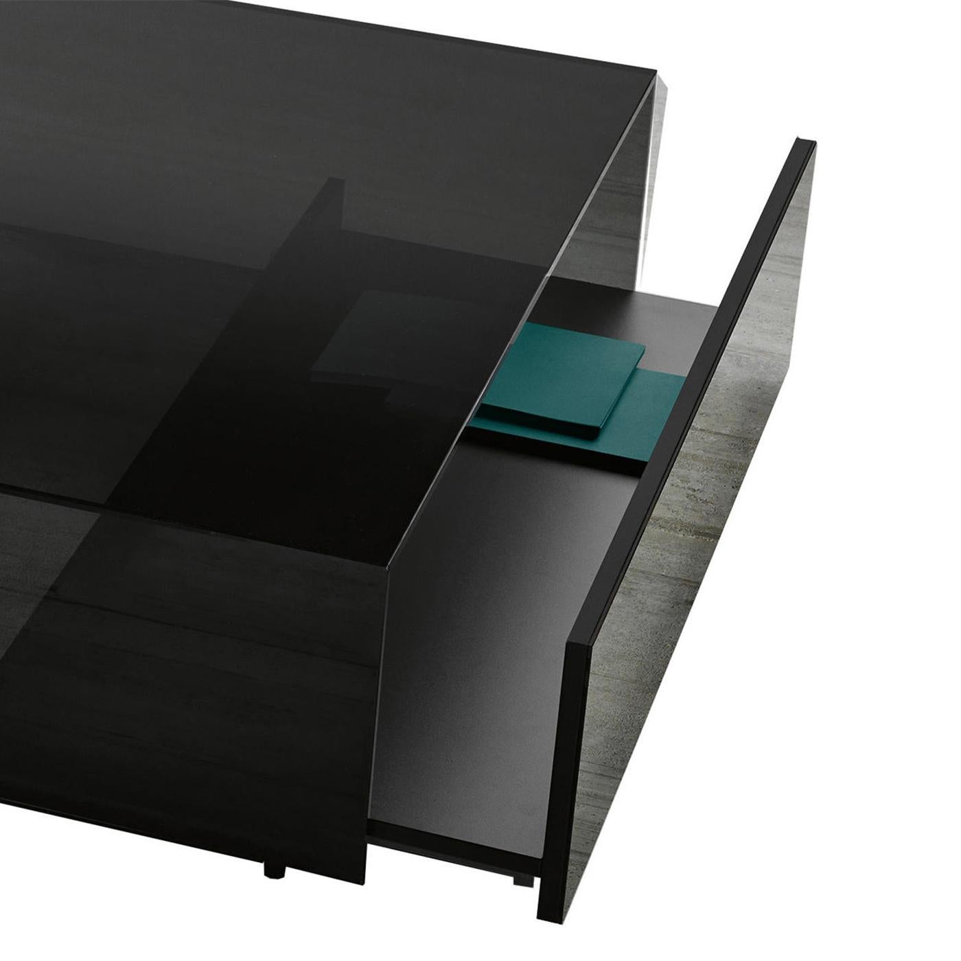 Blackened Dusk Square Coffee Table For Sale