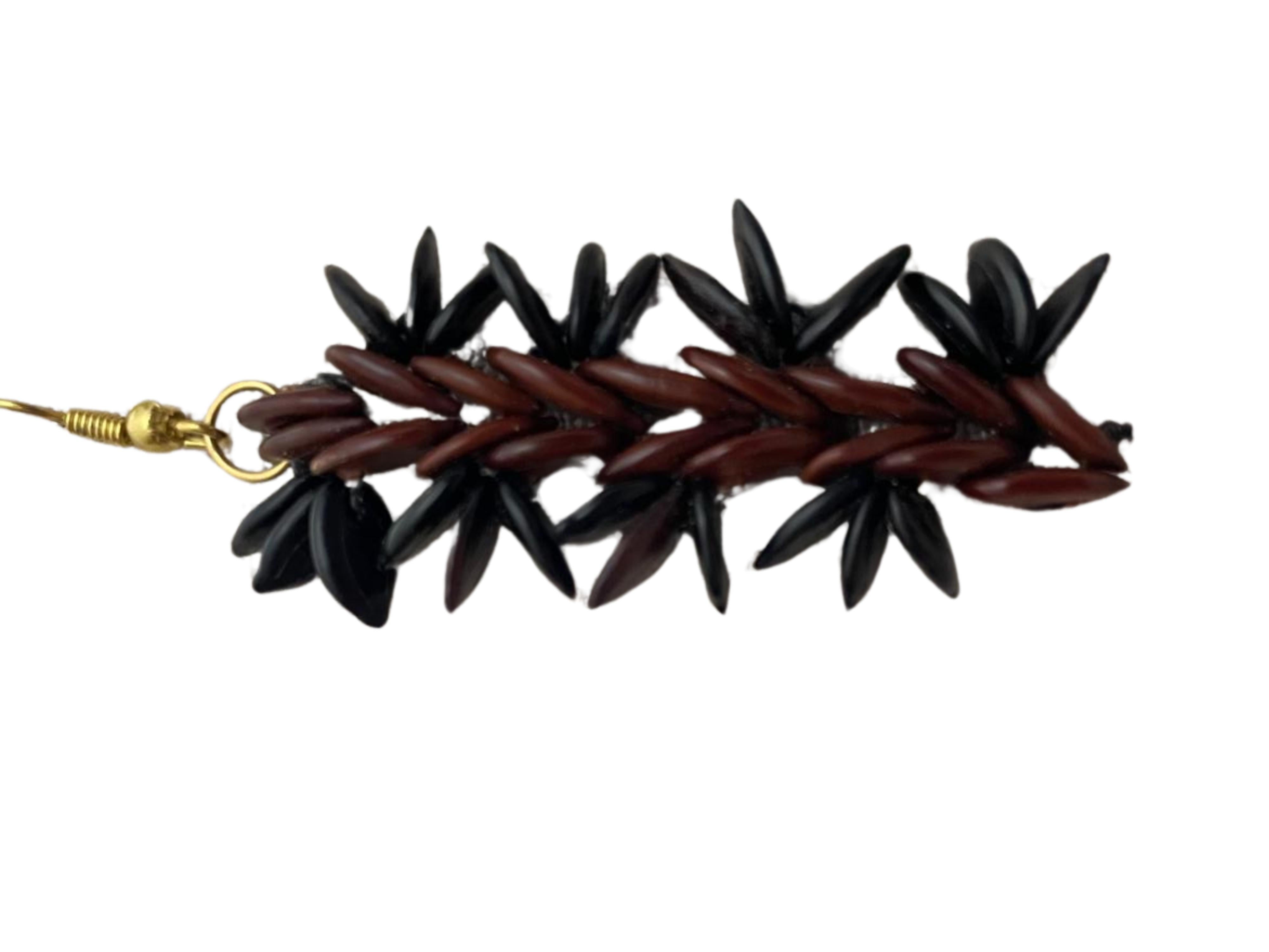 Artisan Dusky Petals Earrings For Sale