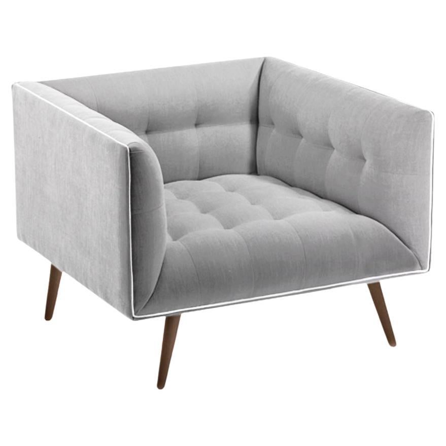 Fauteuil à poussière en hêtre 056-1 et aluminium