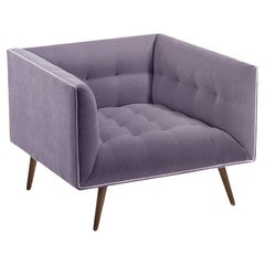 Dust Armchair with Beech Ash-056-1 and Paris Lavanda