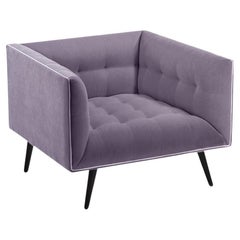 Dust Armchair with Beech Ash-056-5 and Paris Lavanda