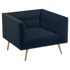 Fauteuil Dust en Chêne Naturel et Paris Noir