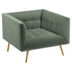 Poltrona Dust con Oak naturale e liscio 60