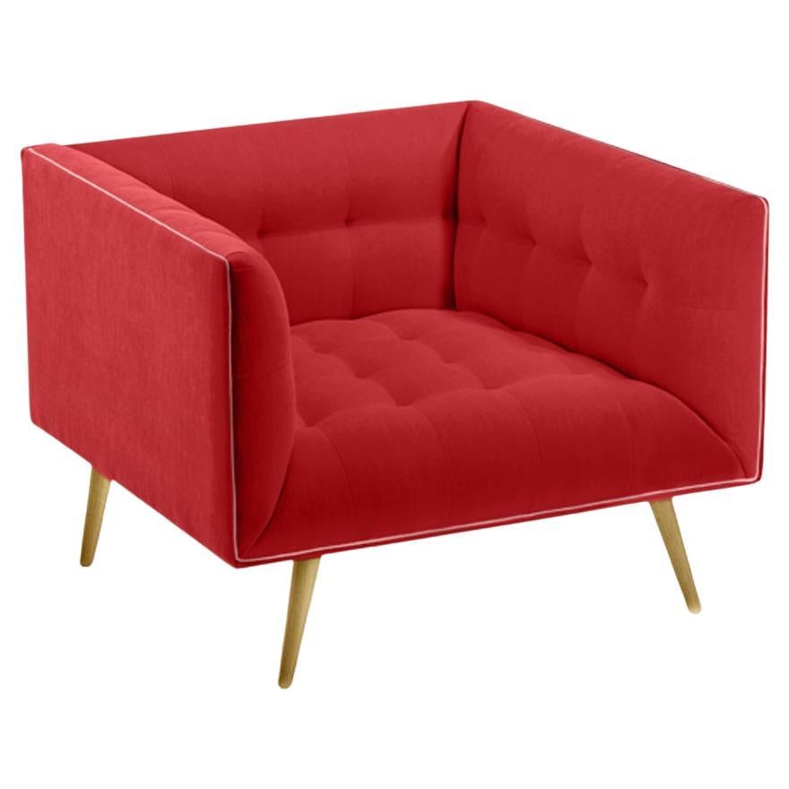 Poltrona Dust con Oak naturale e liscio 72
