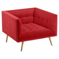 Poltrona Dust con Oak naturale e liscio 72