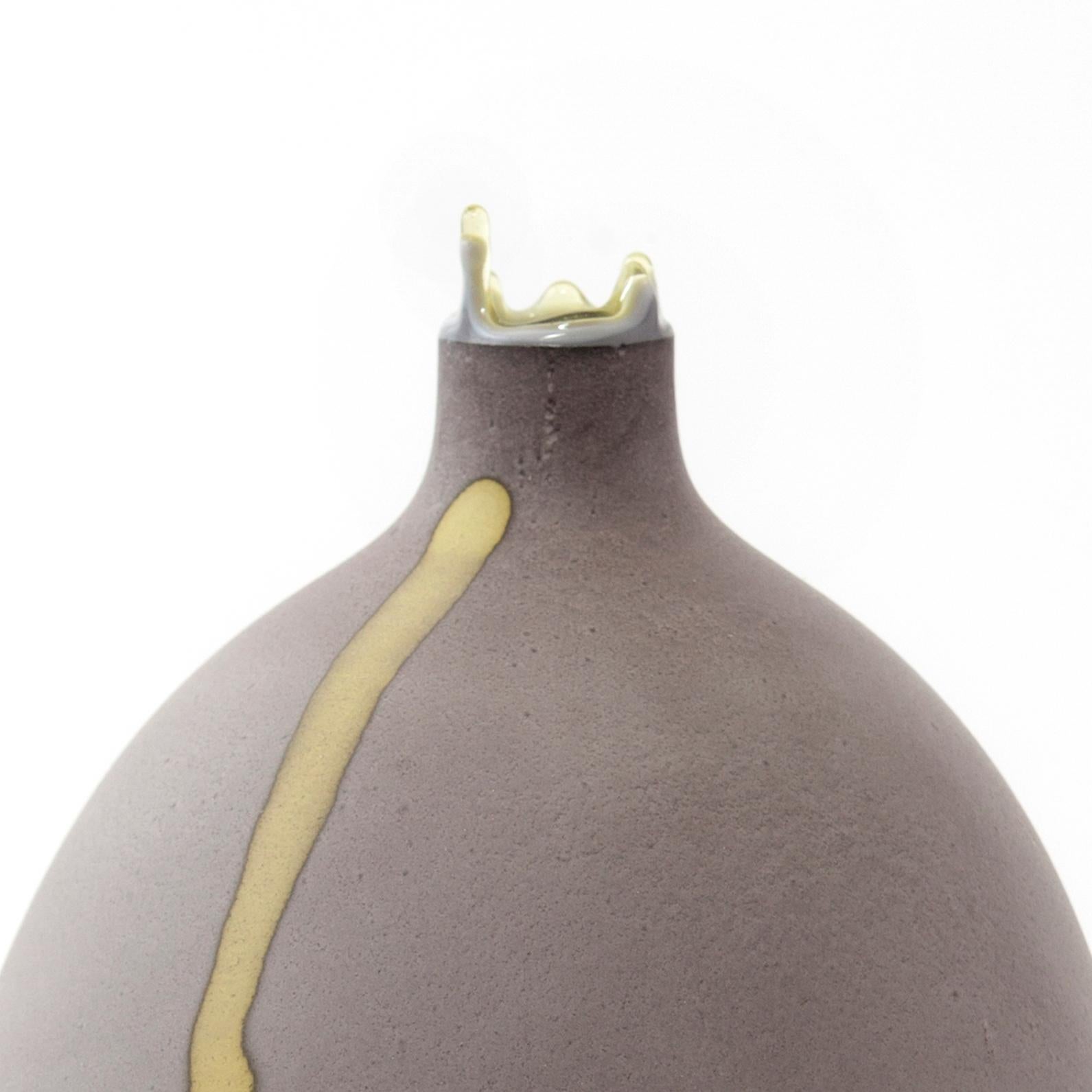 Post-Modern Dust Mercury Vase by Elyse Graham For Sale