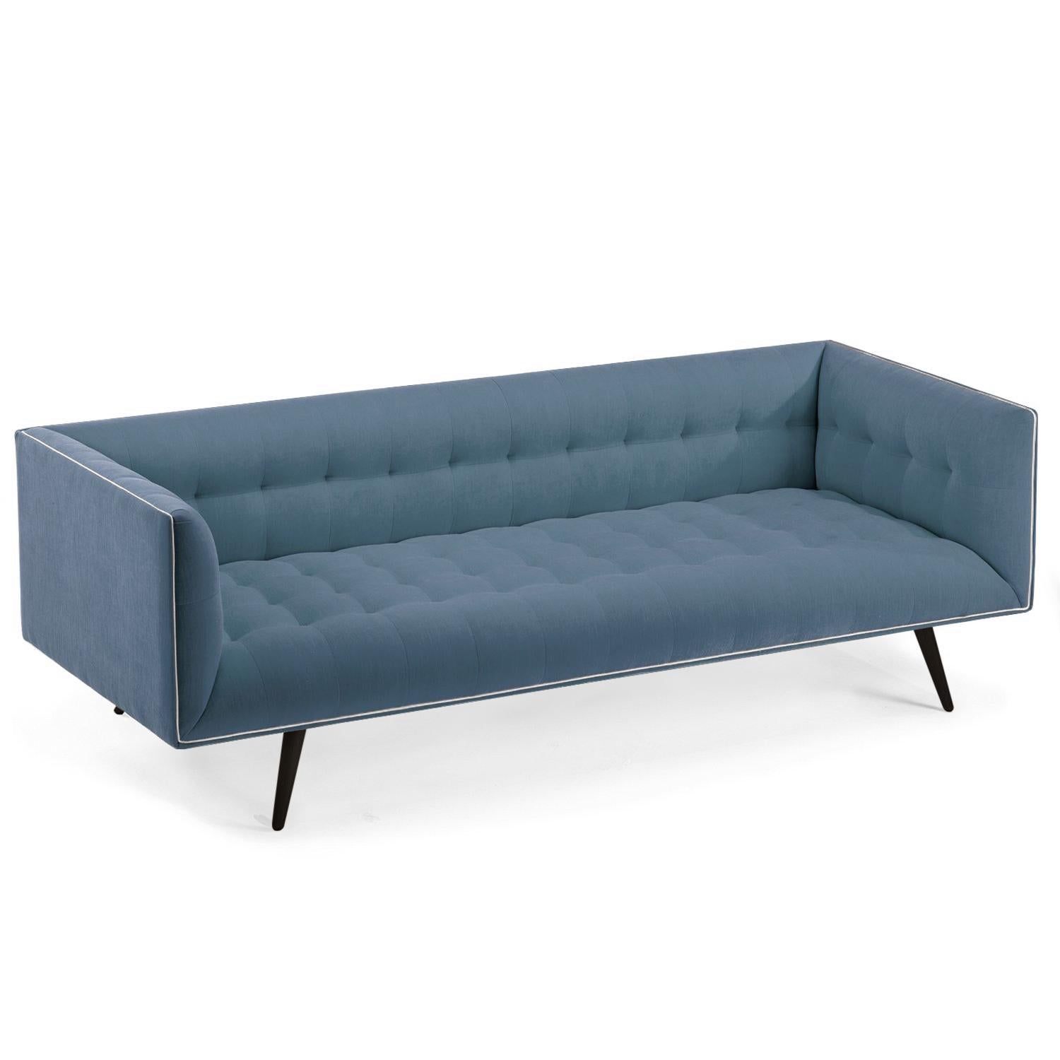 Contemporary Dust Sofa, Large with Beech Ebony For Sale