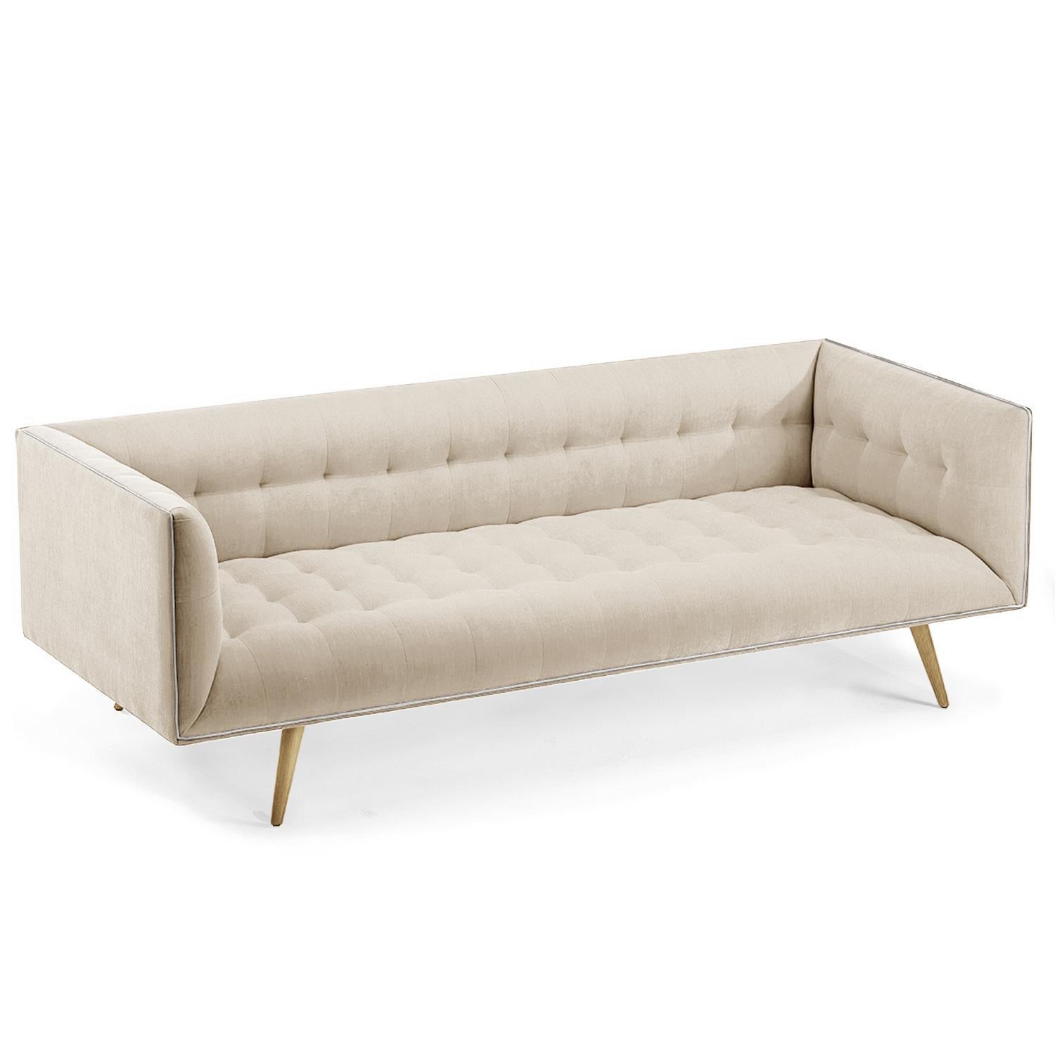 Portuguese Dust Sofa, Large with Natural Light Oak For Sale