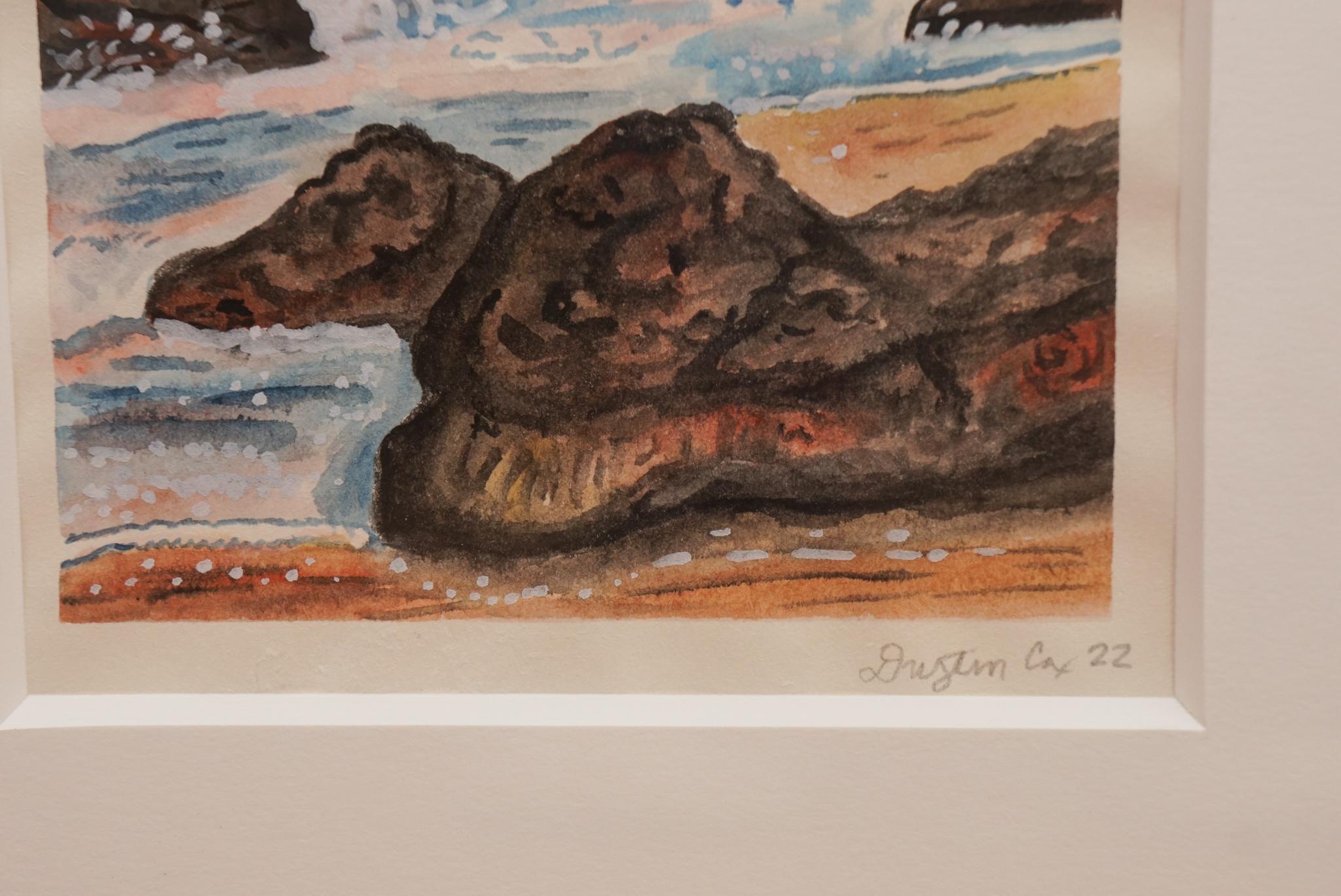 Dustin Cox, „El Matador“, Aquarellgemälde (Kanadisch) im Angebot