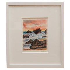 Dustin Cox, "El Matador" Watercolor painting