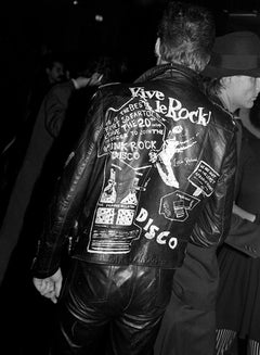 Punk rocking a Seditionaries Jacket, The Mudd Club, Circa 1978.