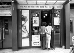 Two lovers attending ‘Barbara’, Garrick Cinema, 1970.