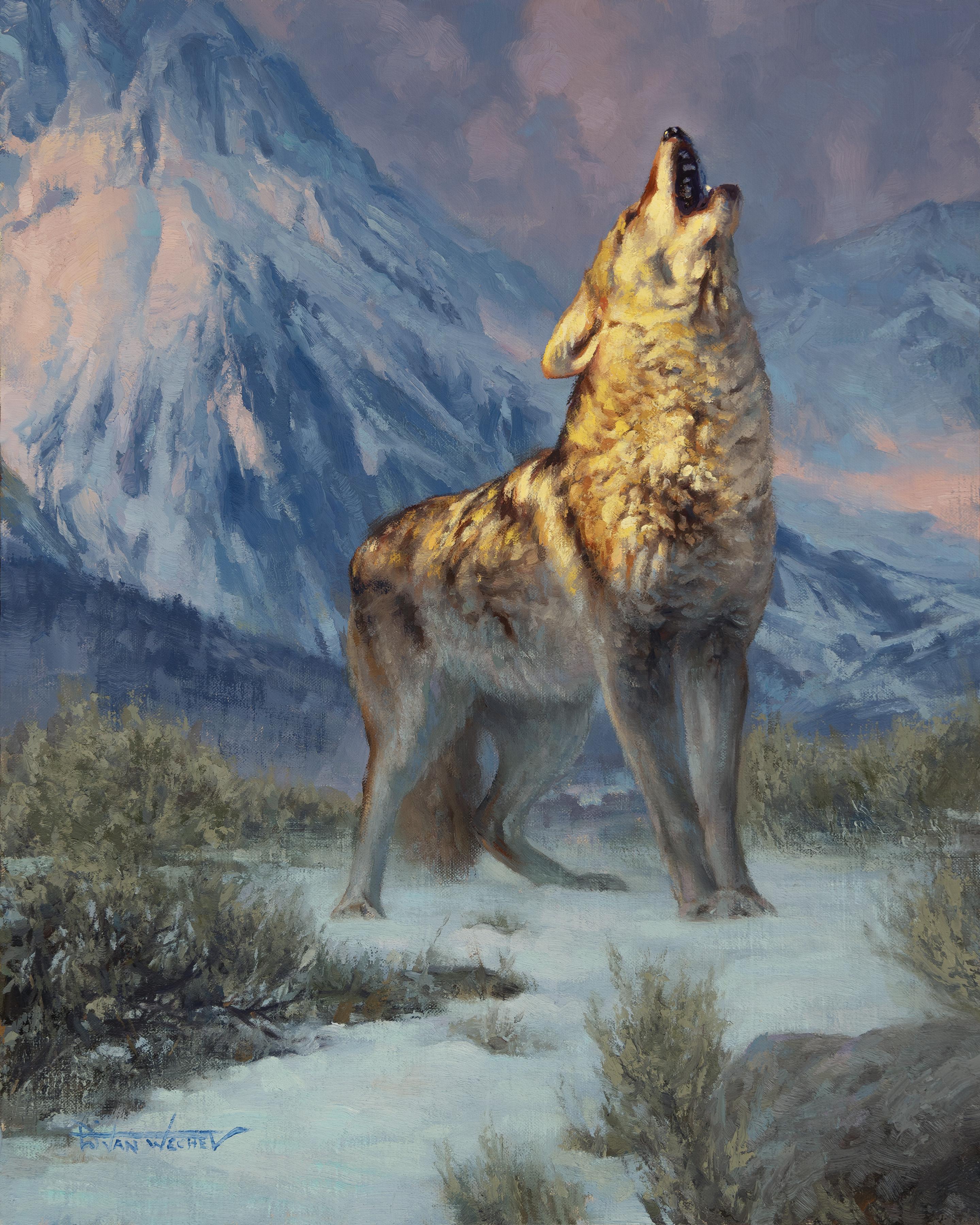 Sticks and Stones (bastoni e pietre) - Painting Realismo di Dustin Van Wechel