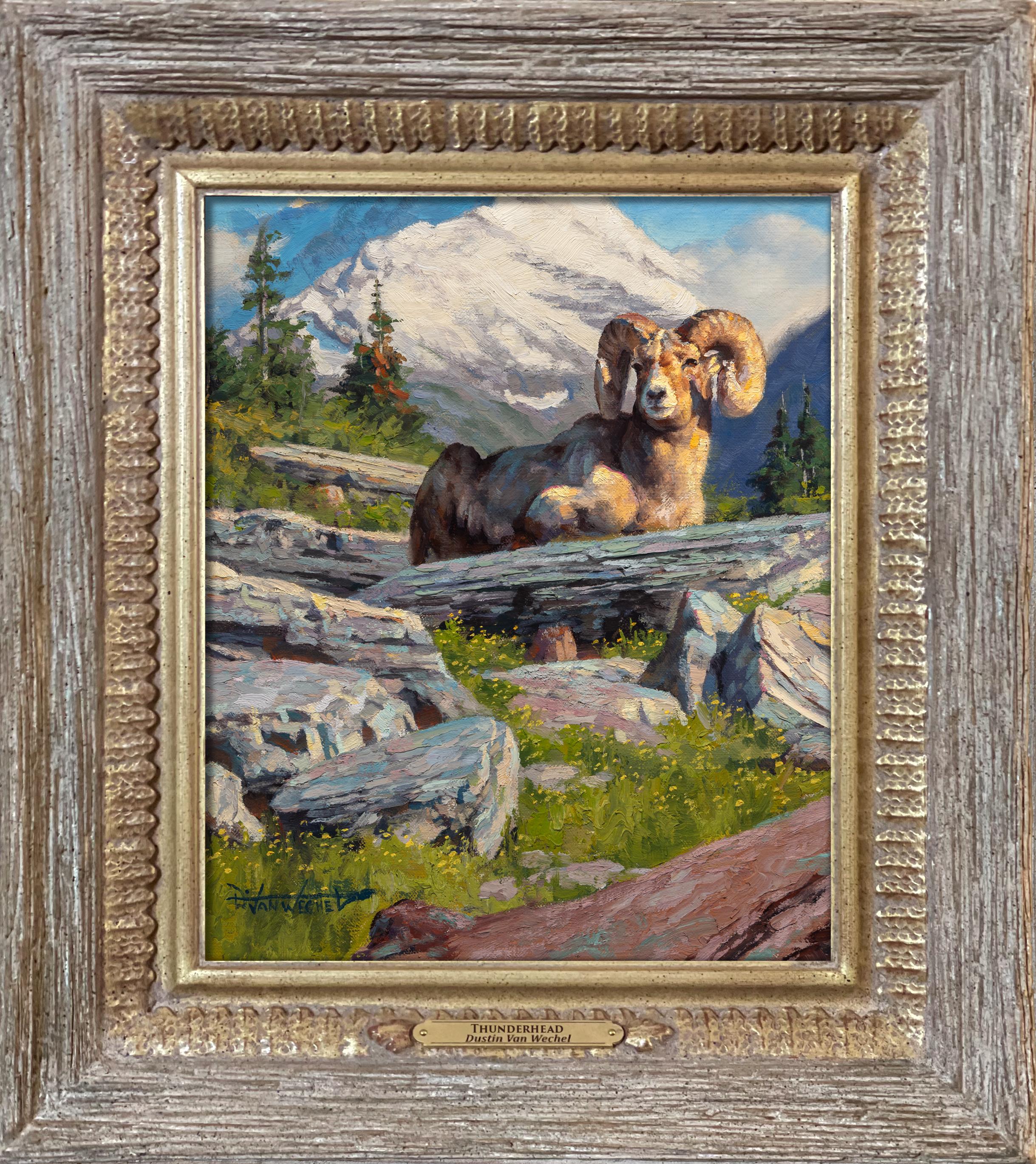 Dustin Van Wechel Animal Painting – Thunderhead