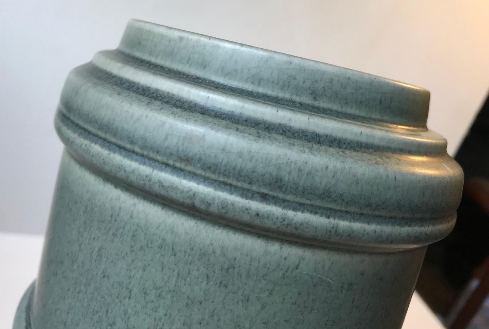 dusty blue vases