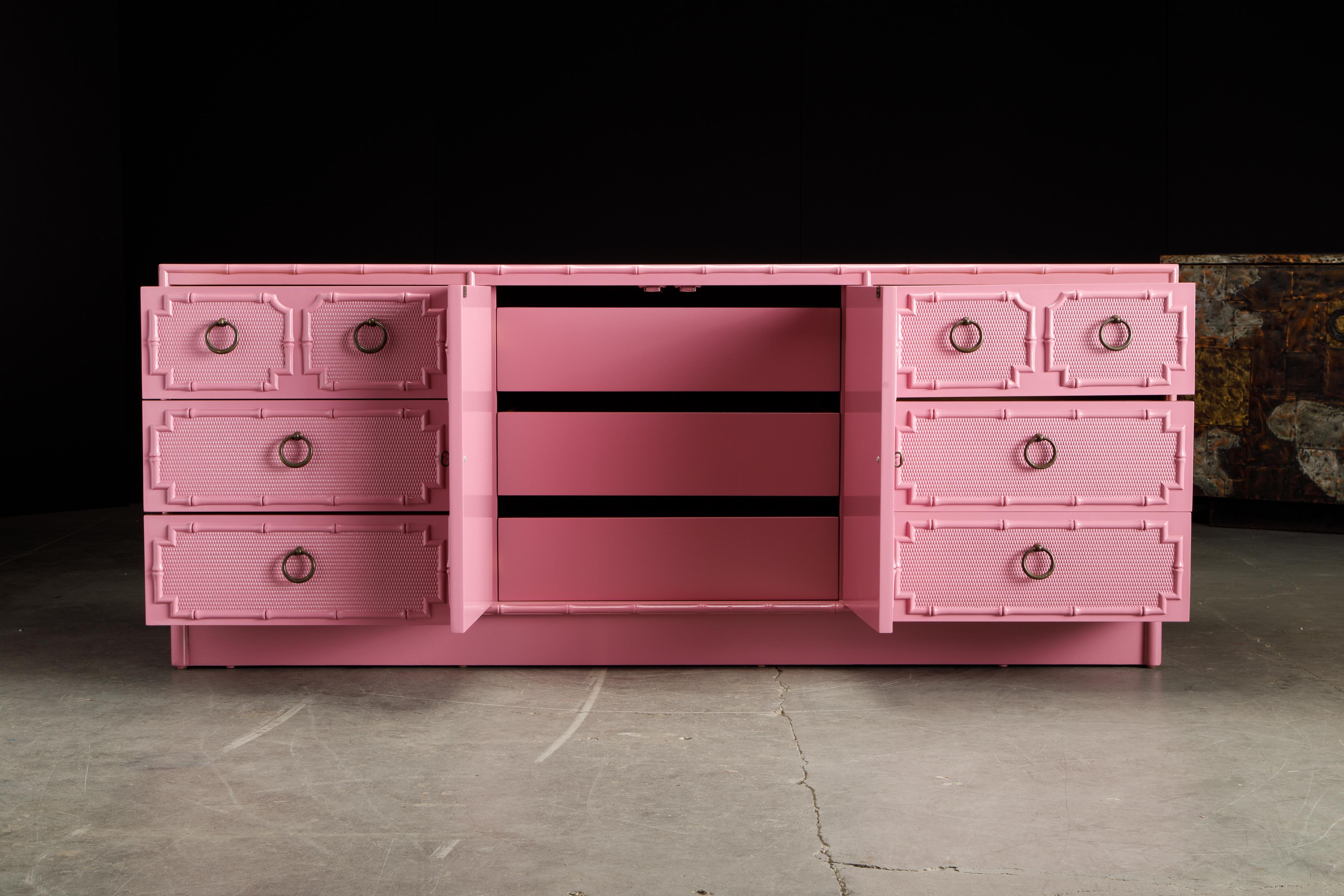dusty pink dresser