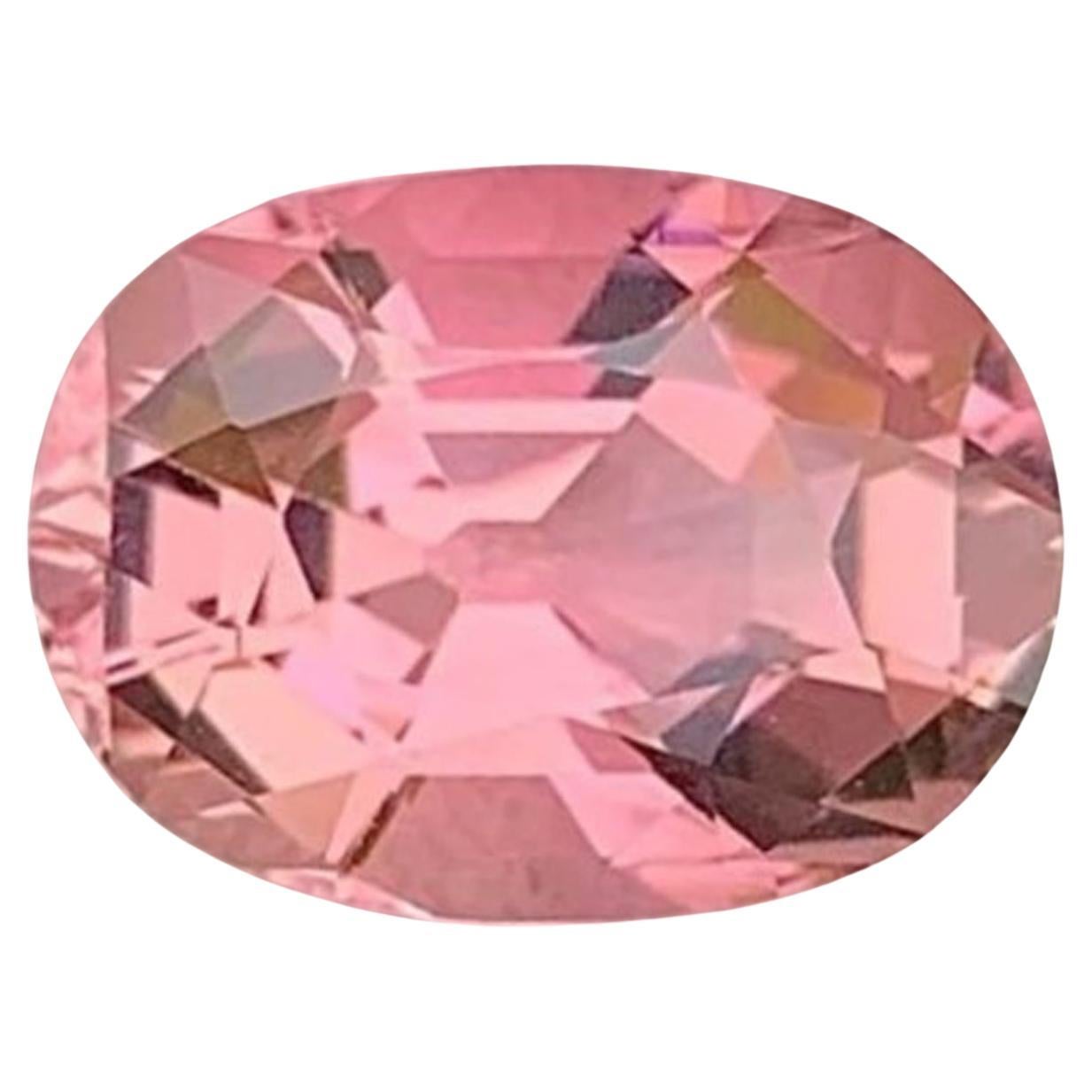 Dusty Rose Pink Tourmaline Gemstone: Natural October Birthstone, Africa 3.03 CT