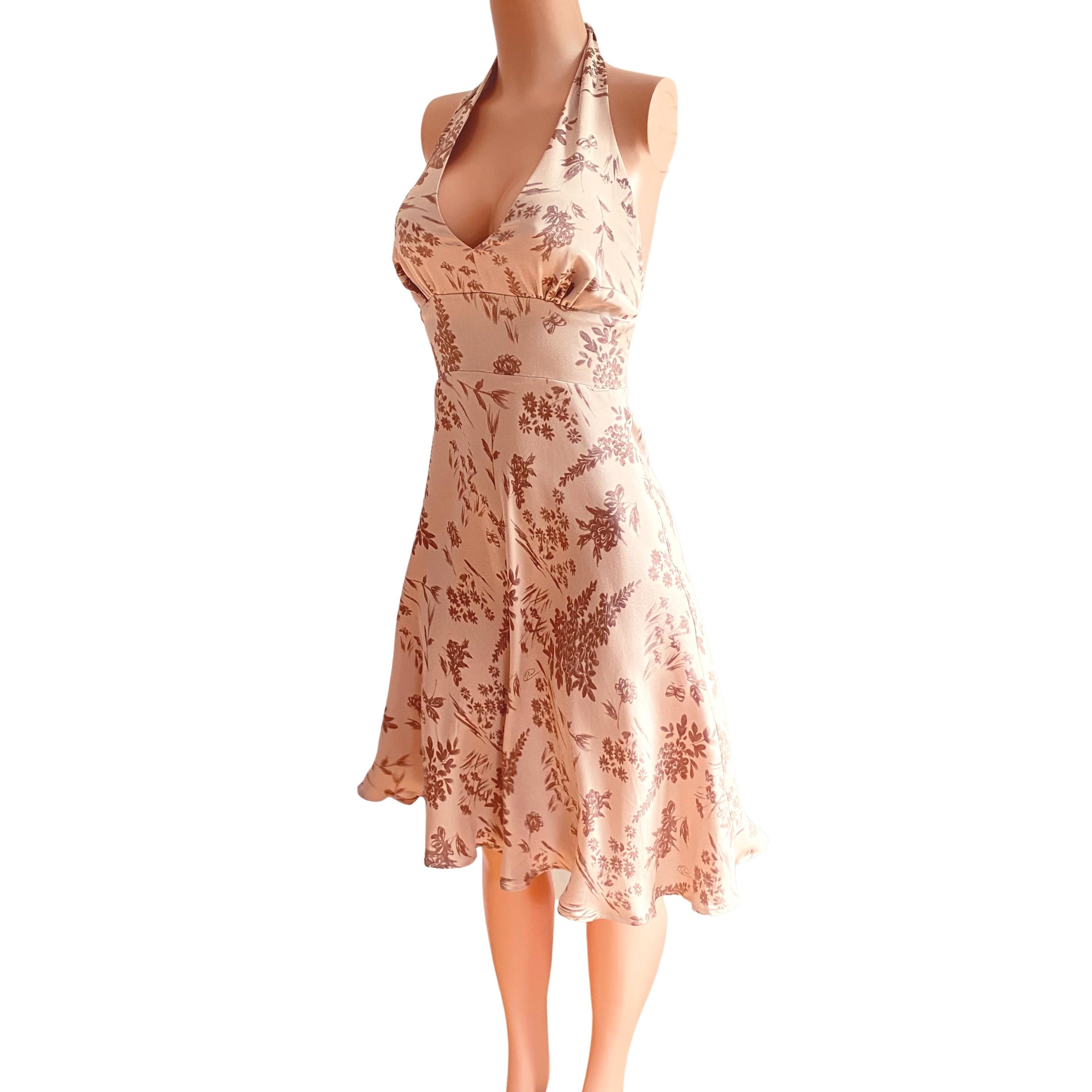 dusty rose silk dress