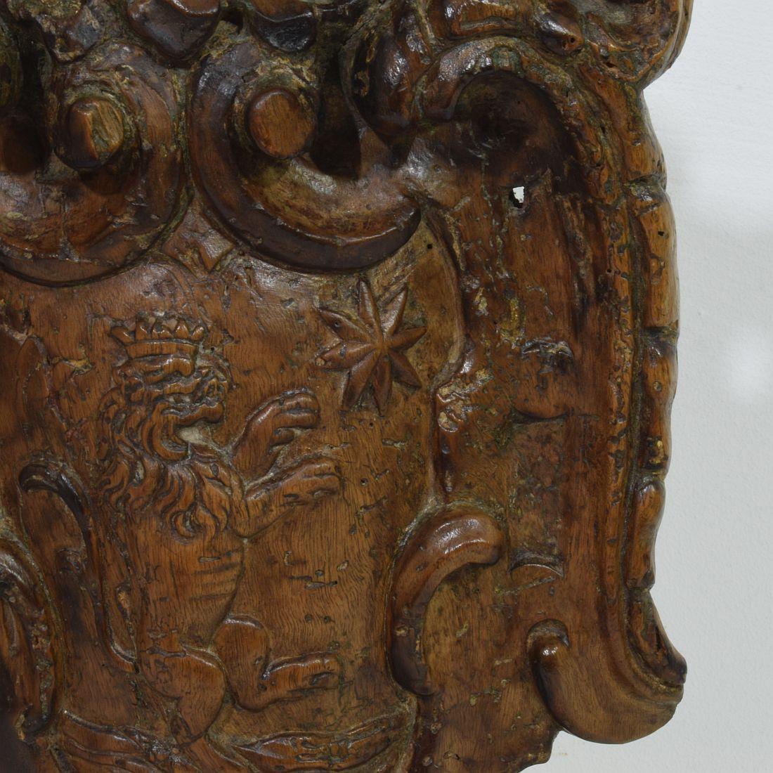 Niederländischer Barockmantel aus geschnitztem Holz aus dem 17./18. Jahrhundert im Angebot 9