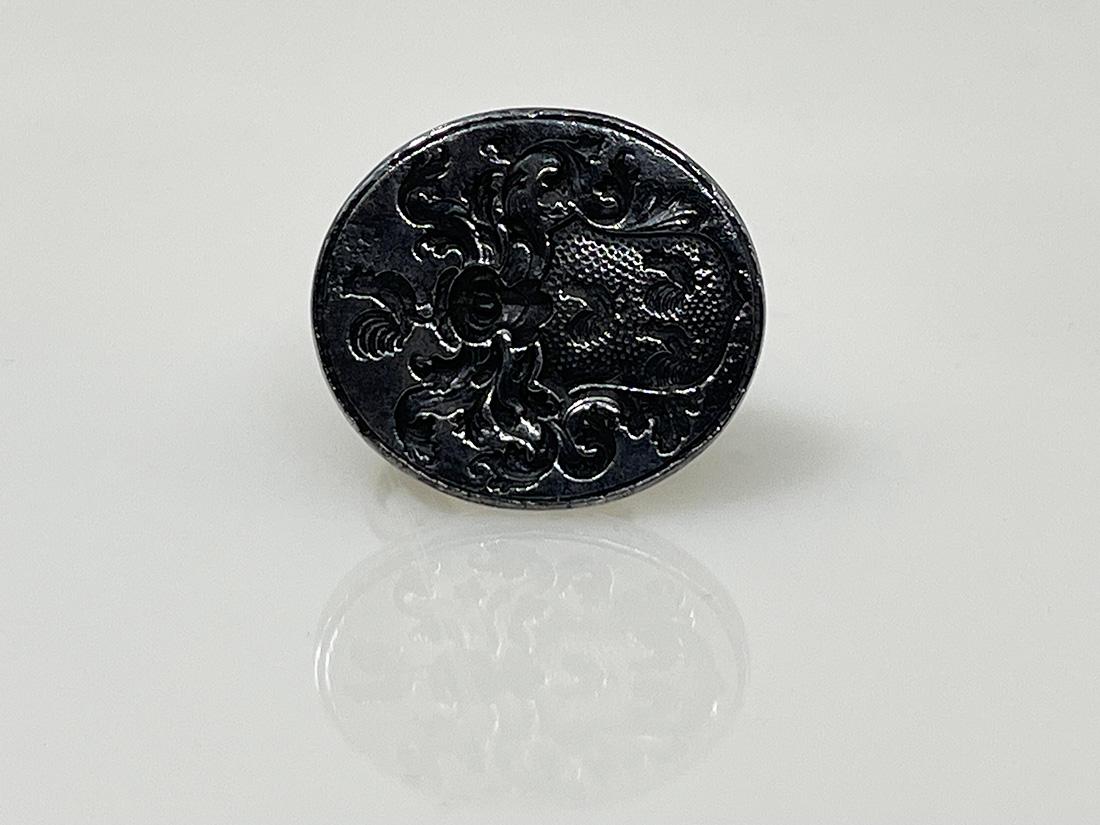 Silver Dutch 18th Century Fob seal with coat of arms For Sale