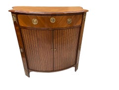 Dutch 18th Century mahogany Tambour door cabinet