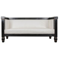 Dutch 19th Century Baroque-Style Box Sofa