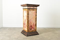 Dutch 19th Century Faux Marble Painted Column
